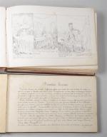 TÖPFFER, Rodolphe. 
Excursion dans les Alpes, 1833. 
Première édition, album...