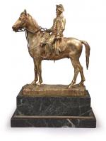 PINEDO Emile (1840-1916). "L'empereur Napoléon Ier à cheval", bronze à...