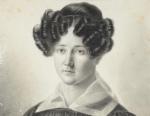 ECOLE FRANCAISE début du 19ème siècle. "Portrait de femme", dessin,...