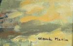 MARIN Claude (1914-2001), "les cochers", huile sur toile, signée en...