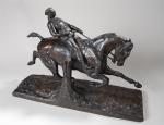 Emmanuel de SANTA COLOMA (1832-1914)
"Cobesse et son groom", Rare bronze...