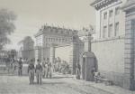 CLERGET - Ecole de cavalerie de Saumur. Lithographie. 38 x...