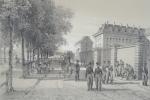 CLERGET - Ecole de cavalerie de Saumur. Lithographie. 38 x...