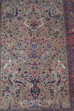 IRAN. Paire de tapis en laine et coton à décor...
