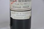 2 blles, bordeaux, médoc St Julien, Château Beychevelle, 1961 (niveau...