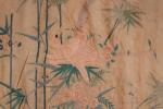 CHINE vers 1900 - BRODERIE sur soie à décor d'un...