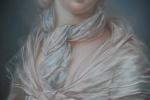 ECOLE FRANCAISE du 19ème siècle. "Portrait de la reine Marie-Antoinette...