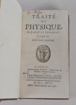 ROHAULT, Jacques. 
Traité de physique. 
Paris: Desprez, 1723. 
2 volumes...