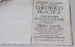 (SCIENCES). 
Universae Matheseos Brevis Institutio Theorico-Practica. Prima parte Arithmeticam, Geometriam,...