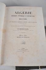 BERBRUGGER, [Louis Adrien]. 
Algérie historique, pittoresque et monumentale. Recueil de...