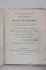 ARRIEN de Nicomédie, Flave. 
Histoire des expéditions d'Alexandre; rédigée sur...
