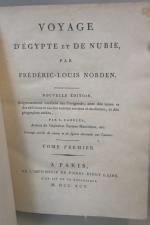 NORDEN, Frederic Louis, Voyage d'Egypte et du Nubie, Paris, Pierre...