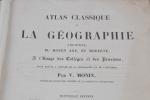 ATLAS CLASSIQUE de La géographie. Monin. 1838-39
