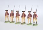 ELASTOLIN /guerre d'Indépendance des États-Unis. Treize grenadiers anglais (très bel...