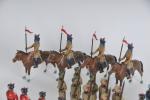 PLOMB (moderne) anglais. Armée indienne, quatre sujets, huit cavaliers