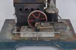 MACHINE à vapeur sur base métal JC Unis, corrosion sur...