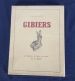 WITT Jean de, "Gibiers" édition originale illustrée de 48 planches...