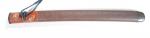 LAME de sabre japonais, dit wakizashi, courbe, de 39,1 cm,...