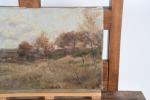TROUILLEBERT Paul Désiré (1829 - 1900) "Paysage" huile sur toile...