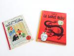BANDES DESSINEES (2 albums) : Hergé : Tintin le lotus...