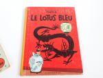 BANDES DESSINEES (2 albums) : Hergé : Tintin le lotus...