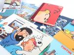 CALENDRIERS TINTIN (lot de), édition Moulinsart, ouvrages Tintin et un...