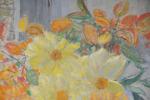 DETROY Léon (1857-1955). "Bouquet de fleurs", huile sur isorel signée...