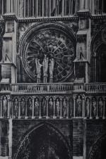 DECARIS, Albert (1901-1988). Notre Dame. Gravure en noir signée en...