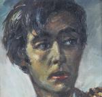 JIVA (1907-1974). Gitan. Huile sur toile signée en bas à...