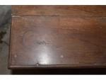 TABLE à écrire en bois naturel ouvrant à un tiroir