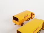 DINKY France, 5 camions repeints dont 2 Simca, 2 Panhard,...