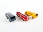 DINKY FRANCE, 3 camions semi-remorque Panhard dont : réf 32AB SNCF...