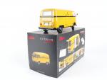 SCHUCO 1/18ème fourgon Volkswagen Bulli « Deutsche Bundespost » jaune moutarde ...