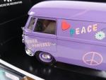 SOLIDO 1/18ème Volkswagen Bulli fourgon « Peace and Love » violet, éphémère...