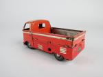 GOSO (Allemagne, 1954) Volkswagen pick-up en tôle lithographiée rouge ,...