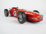YONEZAWA (Japon, v.1966) Lotus-Ford Indianapolis, en tôle lithographiée rouge, moteur...