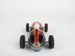 BANDAI (Japon, v.1950) Racer en tôle lithographiée, friction fonctionne en...