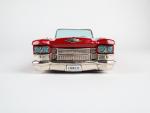 BANDAI (Japon, 1962) Cadillac convertible 1961, tôle laquée rouge vif,...