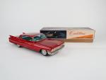 YONEZAWA (Japon, 1963) Cadillac Fleetwood sedan 1962, tôle laquée rubis,...