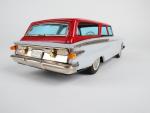 ICHIKO (Japon, 1962) Plymouth Ranch Wagon 1961, tôle laquée parme/toit...