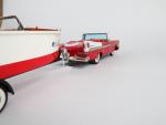 ATC -ASAHI TOYS (Japon, 1960) Plymouth convertible 1959 (l ; 28cm)...