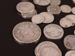 MONNAIES en argent : 5 francs Hercule 1873 et 1875...