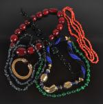 LOT de bijoux fantaisies : colliers, bracelets