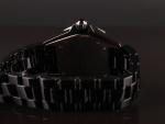 CHANEL Paris, modèle J12. 
MONTRE bracelet en céramique noire cadran...