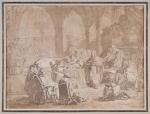 LE PRINCE. Jean Baptiste (1734-1781). "Jésus parmi les docteurs de...