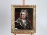 VAN SCHUPPEN. J. (1670-1751) (attribué à). "Portrait d'homme en buste...