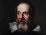 ECOLE FRANCAISE 19ème siècle. Portrait de Galileo Galilei. Huile sur...