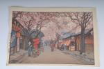 YOSHIDA, Hiroshi (1876-1950). "Suzukawa" (27 x 40 cm) - "In...