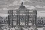 AVELINE, Pierre (1656-1722). " Veue de Larc de Triomphe du...