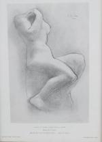 RODIN, Auguste d'après (1840-1917). Figure de femme, plâtre par M....